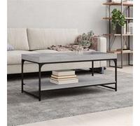 Vidaxl Table Basse Sonoma Gris 100x49x45 Cm Bois D'ingénierie Gris