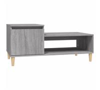 Vidaxl Table Basse Sonoma Gris 100x50x45 Cm Bois D'ingénierie Marron