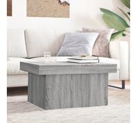vidaXL Table basse sonoma gris 100x55x40 cm bois d'ingénierie