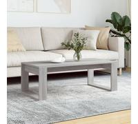Vidaxl Table Basse Sonoma Gris 102x50x35 Cm Bois D'ingénierie Gris