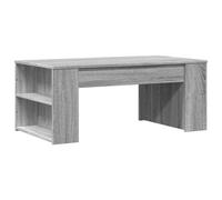 vidaXL Table basse sonoma gris 102x55x42 cm bois d'ingénierie, table d'appoint, table de salon, table latérale, bout de 831859
