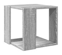 vidaXL Table basse sonoma gris 32x32x30 cm bois d'ingénierie, table d'appoint, table de salon, table latérale, bout de 848148