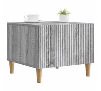 vidaXL Table Basse Sonoma Gris 49 x 50 x 40 cm Bois d'ingénierie, Table de Salon, Design Compact, Style Vintage rectangulaire, Bois d'ingénierie, Bon Rangement pour Maisons Modernes