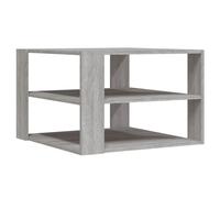 vidaXL Table basse sonoma gris 59,5x59,5x40 cm bois d'ingénierie 834255