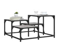 vidaXL Table basse sonoma gris 68x68x40 cm bois d'ingénierie