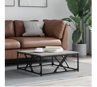 vidaXL Table basse Sonoma Gris 70x70x30 cm Bois d'ingénierie