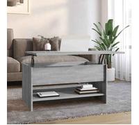 vidaXL Table basse Sonoma gris 80x50x40 cm Bois d'ingénierie 819297