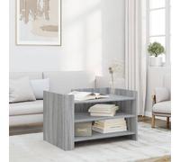 Vidaxl Table Basse Sonoma Gris 80x50x50 Cm Bois D'ingénierie Marron