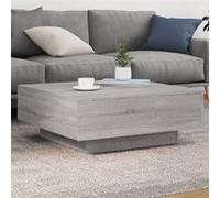 vidaXL Table Basse, Table d'Appoint, Bout de Canapé, Meuble de Salon Salle de Séjour Intérieur, Moderne, Sonoma Gris Bois d'Ingénierie