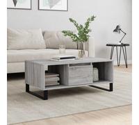 Table basse Sonoma gris 90x50x36,5 cm Bois d'ingénierie 830602