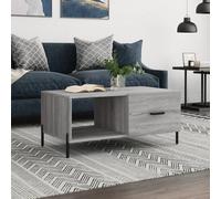 vidaXL Table basse sonoma gris 90x50x40 cm bois d'ingénierie