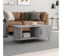 Vidaxl Table Basse Sonoma Gris 90x50x40 Cm Bois D'ingénierie Gris