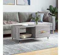 Vidaxl Table Basse Sonoma Gris 90x50x40 Cm Bois D'ingénierie Gris