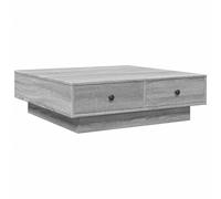 vidaXL Table basse Sonoma 90x90x28 cm bois d'ingénierie Gris