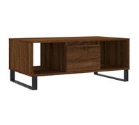 Vidaxl Table Basse Chêne Marron 90x50x36,5 Cm Bois D'ingénierie Multicolore