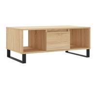 Vidaxl Table Basse Chêne Sonoma 90x50x36,5 Cm Bois D'ingénierie Multicolore