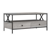 vidaXL Table basse sonoma gris 100x51x45 cm bois d'ingénierie 835302