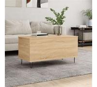 Vidaxl Table Basse Chêne Sonoma 90x44,5x45 Cm Bois D'ingénierie Multicolore