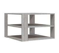 vidaXL Table basse sonoma gris 59,5x59,5x40 cm bois d'ingénierie 834255