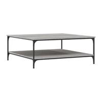 vidaXL Table basse sonoma gris 100x100x40 cm bois d'ingénierie 832846