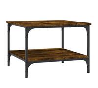 vidaXL Table basse chêne fumé 55x55x40 cm bois d'ingénierie 832830
