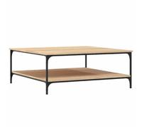 Vidaxl Table Basse Chêne Sonoma 100x100x40 Cm Bois D'ingénierie Marron