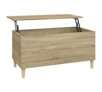 vidaXL Table Basse Chêne Sonoma 90x44,5x45 cm Bois d'ingénierie