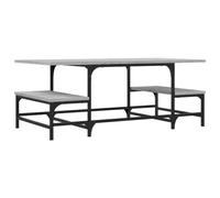 Vidaxl Table Basse Sonoma Gris 100x50,5x40 Cm Bois D'ingénierie Gris
