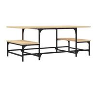 vidaXL Table basse chêne sonoma 100x50,5x40 cm bois d'ingénierie 835375