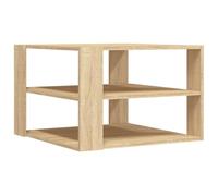 vidaXL Table basse chêne sonoma 59,5x59,5x40 cm bois d'ingénierie 834248