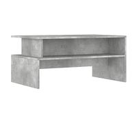 vidaXL Table basse gris béton 90x55x42,5 cm bois d'ingénierie 834281
