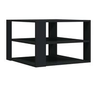 vidaXL Table Basse, Table d'Appoint avec Rangement, Bout de Canapé, Meuble de Salon Salle de Séjour Intérieur, Moderne, Noir 834246