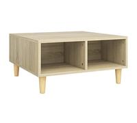 Vidaxl Table Basse Chêne Sonoma 60x60x30 Cm Bois D'ingénierie Marron
