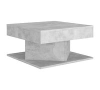 vidaXL Table Basse, Table d'Appoint, Bout de Canapé, Meuble de Rangement Salon Salle de Séjour, Moderne, Gris Béton Bois d'Ingénierie