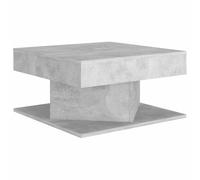 vidaXL Table basse moderne – Meuble de rangement gris béton, bois d'ingénierie