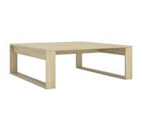 vidaXL Table Basse, Table d'Appoint, Bout de Canapé, Meuble de Rangement Salon Salle de Séjour, Scandinave, Chêne Sonoma Bois d'Ingénierie