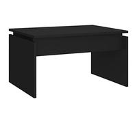 vidaXL Table basse Noir 68x50x38 cm – Aggloméré