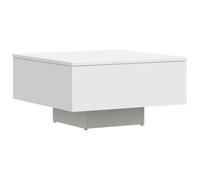 vidaXL Table basse Scandinave – table d'appoint blanc bois d'ingénierie 60x60x31,5 cm