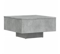 vidaXL Table Basse, Table d'Appoint, Bout de Canapé, Meuble de Rangement Salon Salle de Séjour, Scandinave, Gris Béton Bois d'Ingénierie