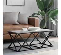vidaXL Table basse Sonoma 100×49×40 cm Bois d'ingénierie Gris