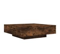 vidaXL Table basse 100x100x31 cm, chêne fumé, bois d'ingénierie, moderne