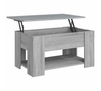 vidaXL Table Basse Table d'Appoint Bout de Canapé Meuble de Salon Salle de Séjour Intérieur Sonoma Gris 79x49x41 cm Bois d'Ingénierie