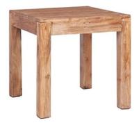 Vidaxl Table Basse 53x50x50 Cm Bois D'acajou Massif Marron