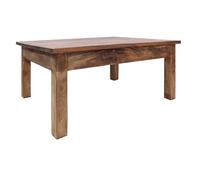 vidaXL Table Basse, Table d'Appoint, Bout de Canapé, Meuble de Salon Salle de Séjour Maison Intérieur, Bois d'Acajou Massif 244493