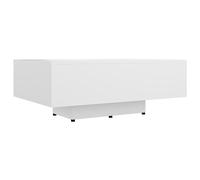 vidaXL Table basse Blanc 85x55x31 cm Aggloméré