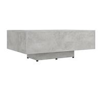 vidaXL Table basse Gris béton 85x55x31 cm Bois d'ingénierie