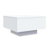 vidaXL Table Basse, Table d'Appoint, Bout de Canapé, Meuble de Salon Salle de Séjour Maison Intérieur, Moderne, Blanc Bois d'Ingénierie