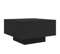 vidaXL Table basse noir 55x55x31 cm bois d'ingénierie 836568
