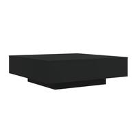 vidaXL Table basse noir 100x100x31 cm bois d'ingénierie 836596
