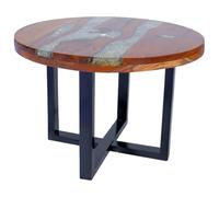 vidaXL Table Basse Table d'appoint de Salon séjour en Teck Résine 60 cm